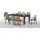 barths BEST Gartenstuhl Positano 57 x 63 x 86 cm rot 4 St.