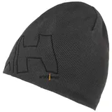 hh workwear Beanie Classic Logo grau