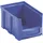 VISO Sichtlagerkasten Polypropylen 163 x 100 x 82 mm Blau