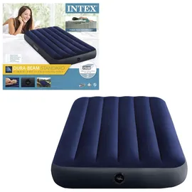 Intex 64757 Classic Downy Blue Dura-Beam Serie Twin Luftbett (L x B x H) 191 x 99 x 25 mm Blau