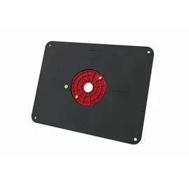 Kreg Frästisch Einlegeplatte Vorgebohrt 298 x 235 x 9 mm + 3x Reduzierring 25 mm / 30 mm / 67 mm