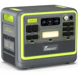 FOSSiBOT F2400 2400W (4800W Surge) Tragbare Powerstation 2048Wh LiFePO4 MPPT Solar Generator Mobiler Stromspeicher für Wohnmobil Camping Heimwerken Notstromaggregat RV Haus Notfall