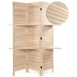 DESIGN DELIGHTS RAUMTEILER Natur, Holz, Rechteckig, 120x170x22 cm, Wohnzimmer, Raumteiler & Paravents, Paravents