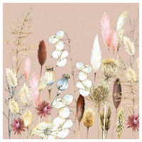 Ambiente Luxury Paper Products Papierserviette "Trockenblumen", 33 x 33 cm, 20 Stück