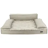 Nobby Orthopädisches Komfortsofa Nuka eckig L 92 x 65 x H 10 cm beige