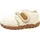 Fischer Markenschuh Mädchen Hausschuh Flexi beige - Weiß, 25 EU 25 EU