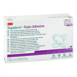 Tegaderm Foam Adhesive 6,9x6,9 cm kreuzform 90615