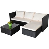 Jet-Line Lounge Sitzgruppe Sitzbank Sitzgarnitur Gartenlounge Bergen III beige