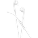 XO Kabelgebundene In-Ear-Kopfhörer mit USB-C Anschluss 1,2m aus flexiblem Silikon Weiß