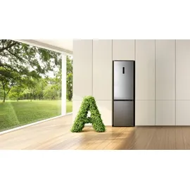 Gorenje NRK620AAXL4 Kühl-Gefrierkombination (336 l, 2017 mm hoch, Edelstahl)
