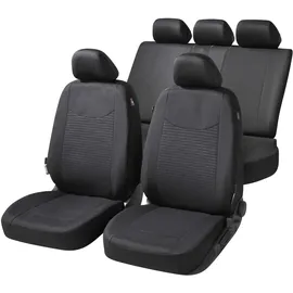 Walser - Autositzbezug Zipp-it Speedway, mit Reißverschluss-system schwarz