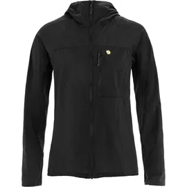 Fjällräven Damen Bergtagen Windshell Jacke (Größe L, schwarz)