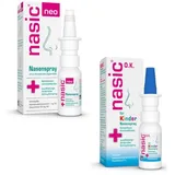 nasic neo Nasenspray + Kinder Set 1 Sparset