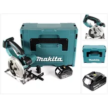 Makita DSS 501 M1J 18V 136 mm Akku-Handkreissäge im Makpac + 1x 4,0 Ah Akku - ohne Lader