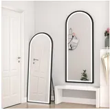 Aica Sanitär Ganzkörperspiegel Ganzkörperspiegel Standspiegel Wandspiegel 160x60cm, 3 farbig dimmbar