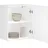 vidaXL Hängeschrank Porto 2 Stk. 0 x 0 x 0 cm Weiß