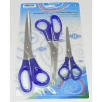 Wedo Schere, Schere Edelstahl, 3er Set, (25.50 cm,
