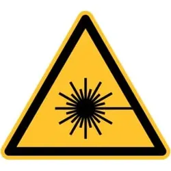 Eichner Warnschild Warnung vor Laserstrahl 10 cm Alu