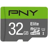 PNY microSDHC Elite 32GB Class 10 UHS-I + SD-Adapter