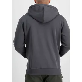 Alpha Industries Basic Zip Hoody SL Kapuzensweat Herren grau S