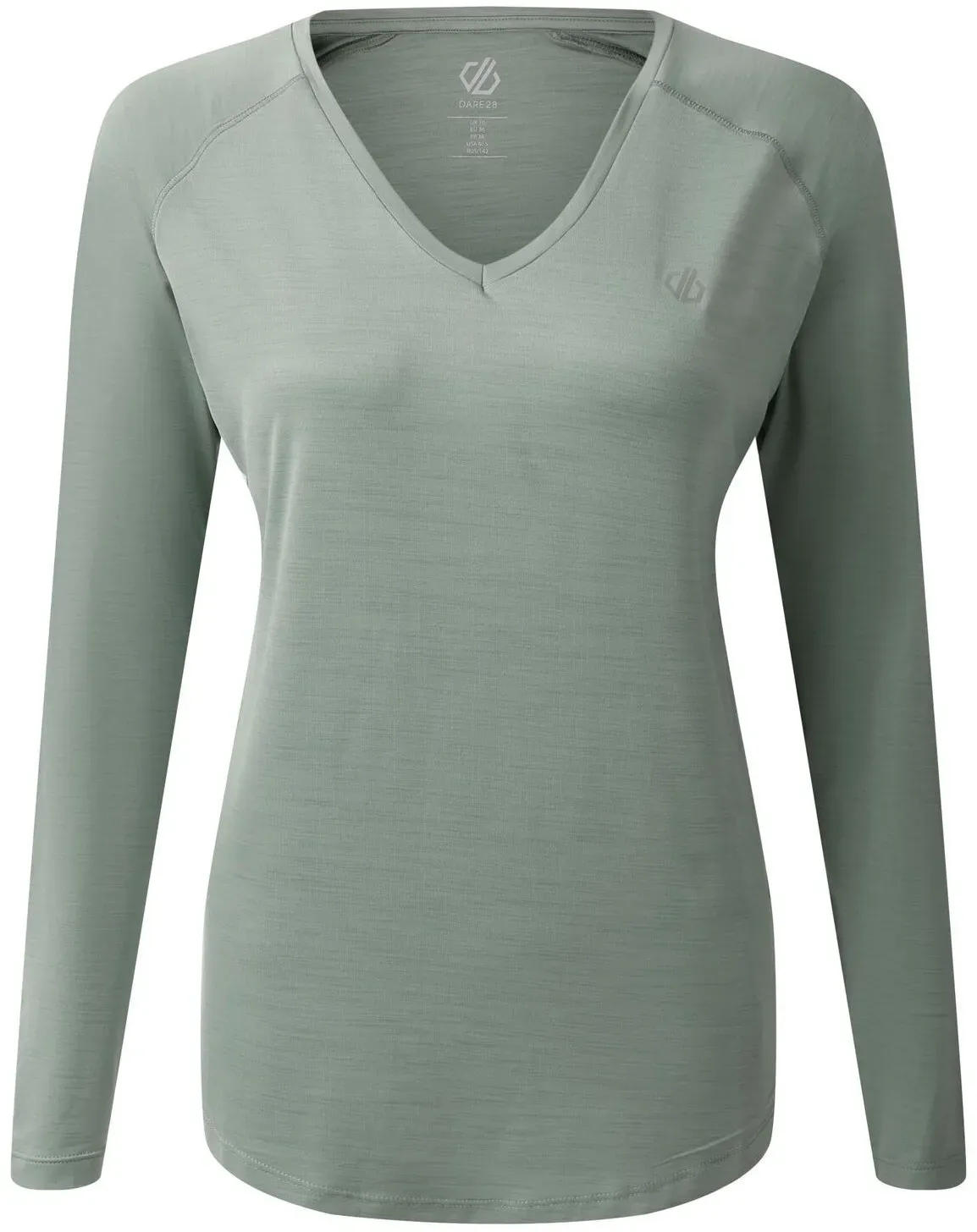 Damen-T-Shirt Dare 2b Discern Tee Größe: S /  grün/grau