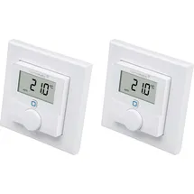 eQ-3 Homematic IP Wandthermostat mit Luftfeuchtigkeitssensor 2 St. Weiß
