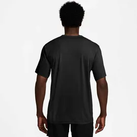 Nike Dri-FIT UV Hyverse kurzarm Fitnessshirt Herren 010 black/white L