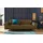 W.Schillig 2,5-Sitzer W.SCHILLIG "montanaa", grün (camouflage z69), B:232cm H:78cm T:94cm, Sofas, mit Metallfüßen in Chrom glänzend, Breite 232 cm