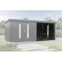 Wolff Finnhaus Schiebetür 30 für Premium Metall Gartenhäuser