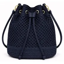 COLLEZIONE ALESSANDRO Honululu Umhängetasche Stroh Blue