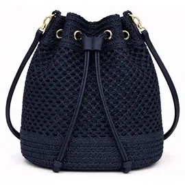 COLLEZIONE ALESSANDRO Honululu Umhängetasche Stroh Blue
