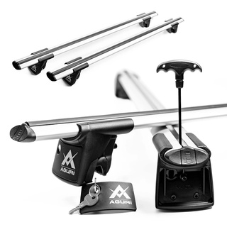 AGURI Runner II | Kompatibel mit KIA Sorento 2020+ | Dachgepäckträger Dachträger | Geeignet zur Befestigung von Dachboxen, Fahrradträger, Leiter | Robuste Konstruktion aus Alu | TÜV