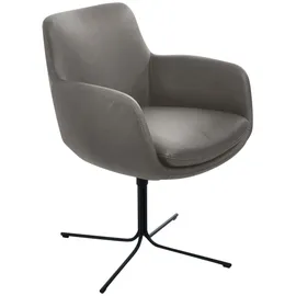 K+W Komfort & Wohnen Pego Leder Grau