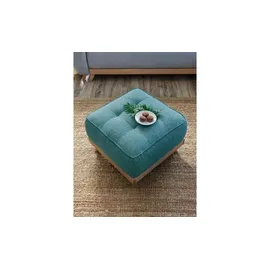 miuform Fußhocker Dazzling Daisy 56 x 42 cm Türkis/Petrol