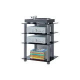 Möbel Kraft Regal ¦ silber ¦ Maße (cm): B: 59 H: 70 T: 48.0