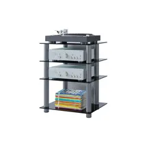 Möbel Kraft Regal ¦ silber ¦ Maße (cm): B: 59 H: 70 T: 48.0