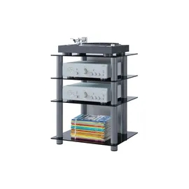 Möbel Kraft Regal ¦ silber ¦ Maße (cm): B: 59 H: 70 T: 48.0