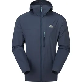 Mountain Equipment Herren Aerofoil Hoodie Jacke (Größe M, blau)