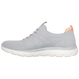 SKECHERS Summits Top Player Damen Grau/Pink/Coral 41