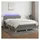 vidaXL Boxspringbett 140 x 200 cm Dunkelgrau