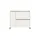 Die Möbelfundgrube Schuhschrank 110 x 94 x 0 cm 3-türig weiß / weiß