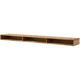 Massivmoebel24 Wien Lowboard 180 cm x 17 cm x 43 cm Weiß Lackiert Holz