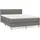 vidaXL Boxspringbett 140 x 200 cm H2 Grau