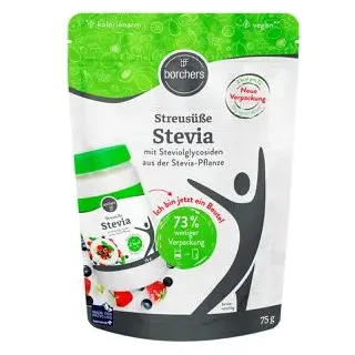 Borchers Süßstoff Stevia, Streusüße, 75g