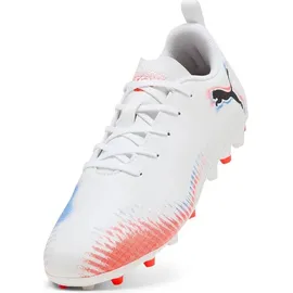 Puma Future 8 Play MG Kinder puma white/puma black/glowing red 31