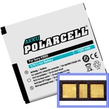 PolarCell Li-Polymer Akku, 950mAh, für SonyEricsson C510 C902 C905 K770i K850i R300 R306 S312 S500i T303 T650i W580i W760i W902 W980