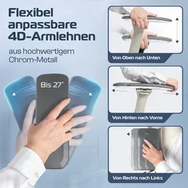 clouvou ProSeat Ergonomisch Creme-Weiß