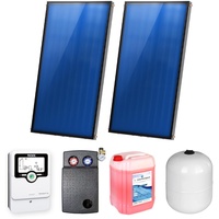 Sunex Flachkollektor-Set 1 2x Basicx 2.0 4C 4,02 m2 Solarset