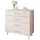 lookway Kommode AURA 95 x 90 x 40 cm Beige / Silber
