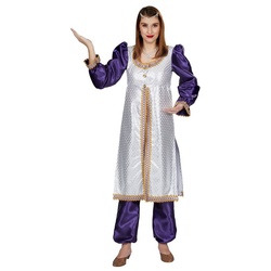 Metamorph Kostüm Orientalische Dame, Prinzessin aus 1001 Nacht silberfarben 40-42